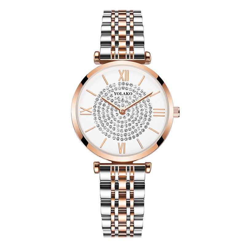 Gypsophila Diamond Fashion Quartz Wristwatch